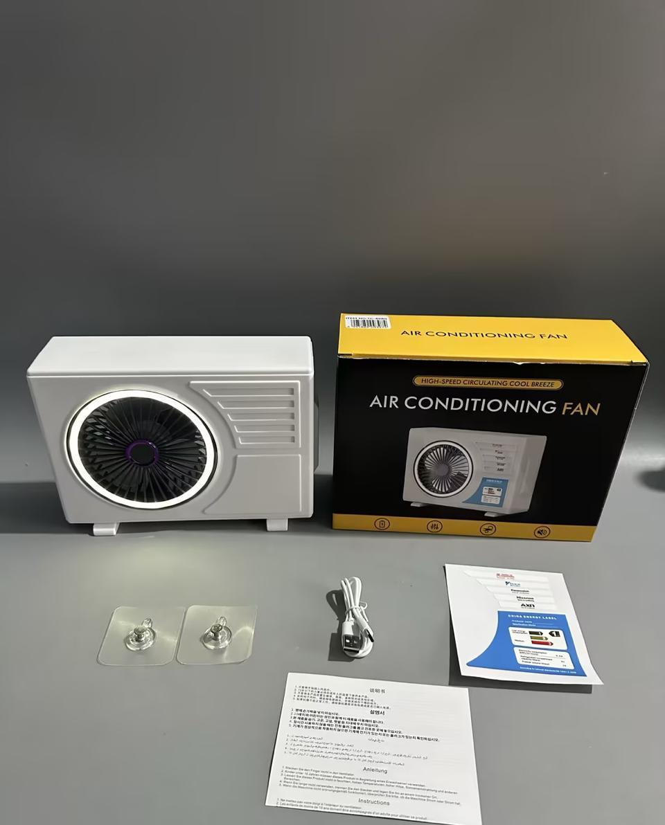 Air Conditioning Fan – High-Speed Circulating Cool Breeze Desktop Cooler
