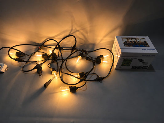 Outdoor Edison Bulb String Lights – Warm White Globe Fairy Lights | أضواء خيوط بصيلة إديسون للحدائق والحفلات
