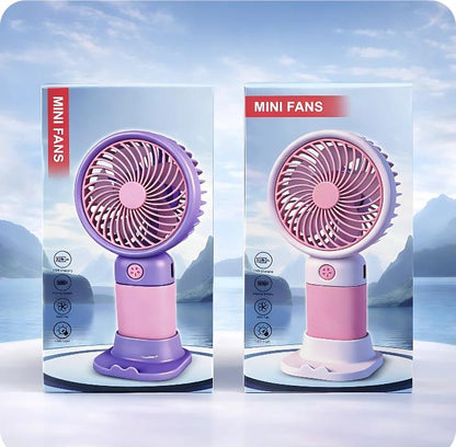 Mini Fan – Portable Handheld & Desktop Fan | مروحة ميني المحمولة