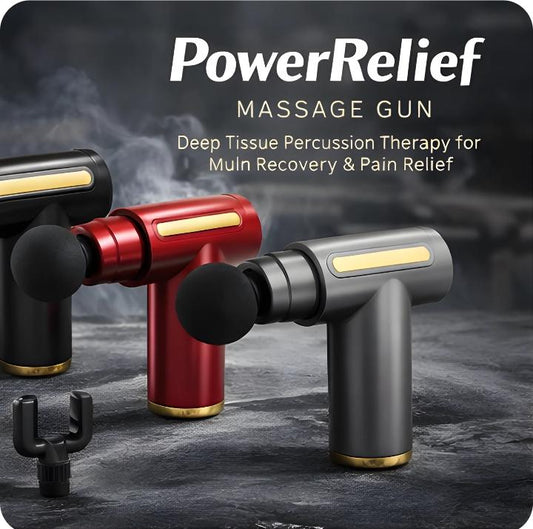 PowerRelief Massage Gun – Deep Tissue Percussion Therapy