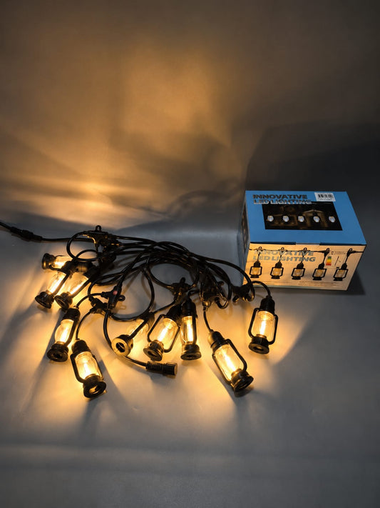 Vintage Lantern LED String Lights – Innovative Outdoor Fairy Lights | أضواء خيوط فانوس LED كلاسيكية للحفلات والديكور
